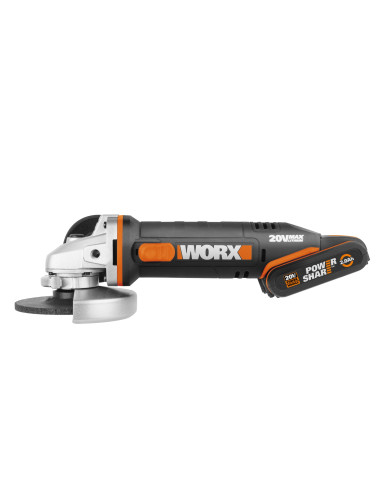 Worx WX800 - Amoladora 115mm 20V...