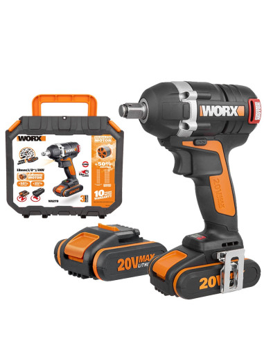 Worx WX279 - Llave Impacto Brushless...