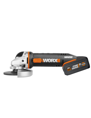 Worx WX800.2 - Amoladora 115mm 20V...
