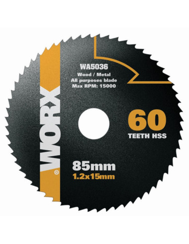 Worx WA5036 - Disco multiusos HSS...