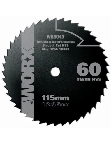 Worx WA5047 - Disco multiusos Ø115mm...