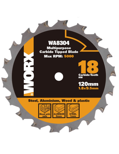 Worx WA8304 - Cuchilla  Multimaterial...