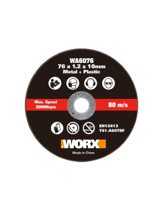 Worx WA6076.3 - 3 Discos de...