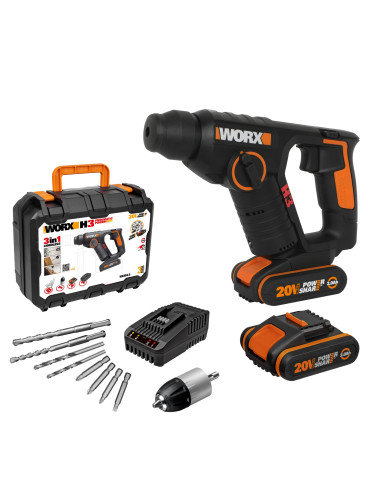 Worx WX394.6 - H3 Marti/Taladro/Atorn...