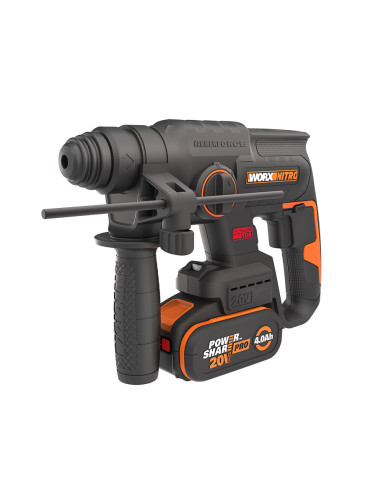 Worx WX381 - Martillo SDS-Plus BL 20V...