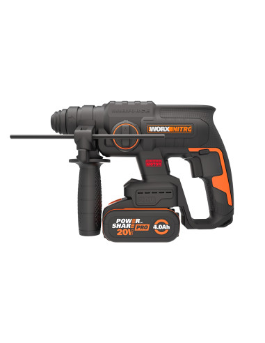 Worx WX381 - Martillo SDS-Plus BL 20V...