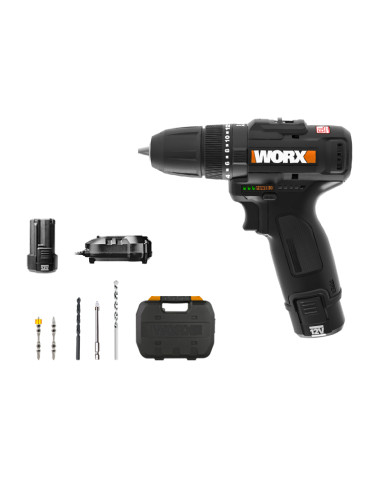 Worx WX121 - Taladro percutor 12V...