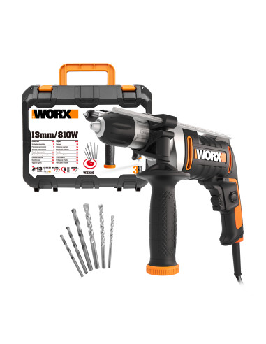 Worx WX328 - Taladro con percusión 800W